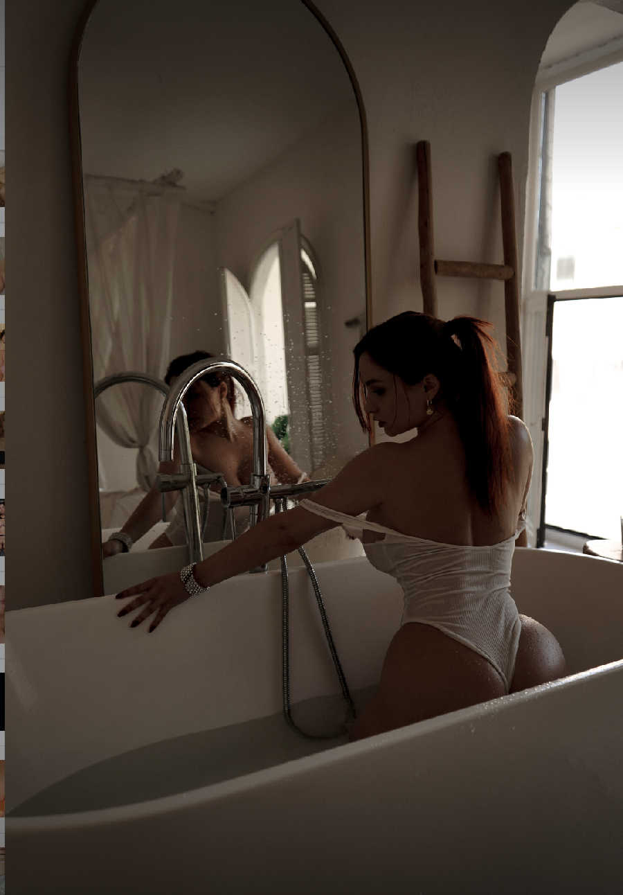 A playful frame from Miranda Faith nude — online in Doha